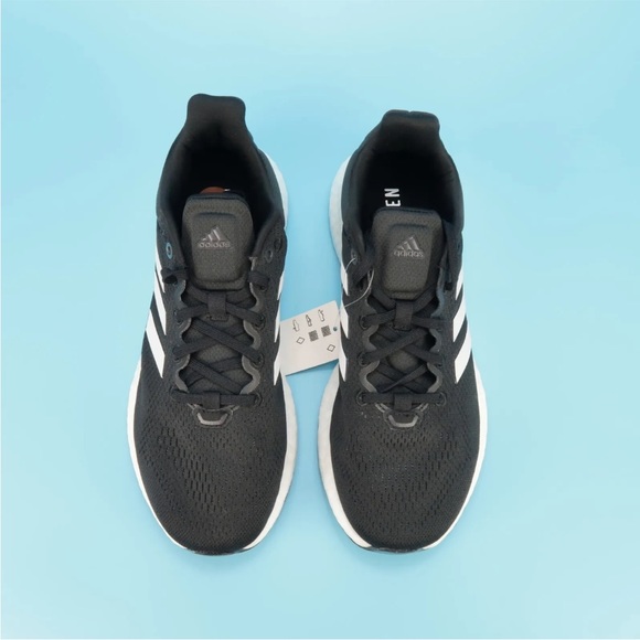 Adidas Pureboost 21 Mens Black White Athletic Running GW4832 New Size 8 - Picture 8 of 8